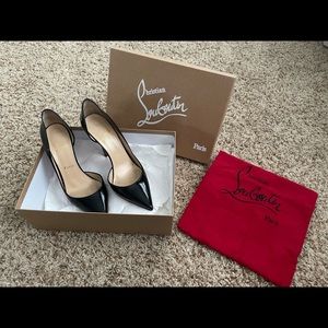 Christian Louboutin Iriza Patent Open Side Pump